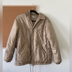 NWOT Aritzia Coaches Jacket XS Fluent Taupe